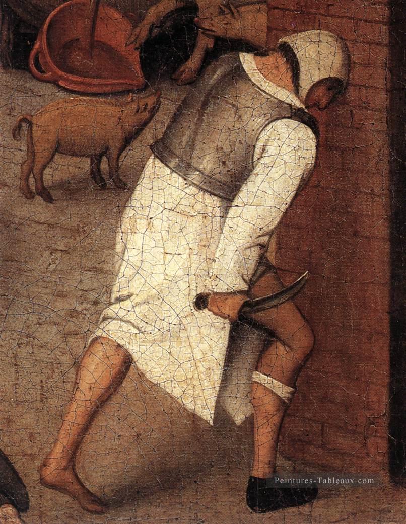 Proverbes 4 paysan genre Pieter Brueghel le Jeune Peintures à l'huile